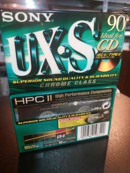SONY  UX-S 90 Chrome ClassKassetten OVP HPC II 90 Minuten Original verpackt neu